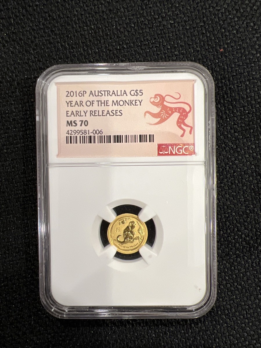 Australian LUNAR 銀貨　申年　2016 2016 1 oz Colorized Australian Silver Monkey Coins Online l
