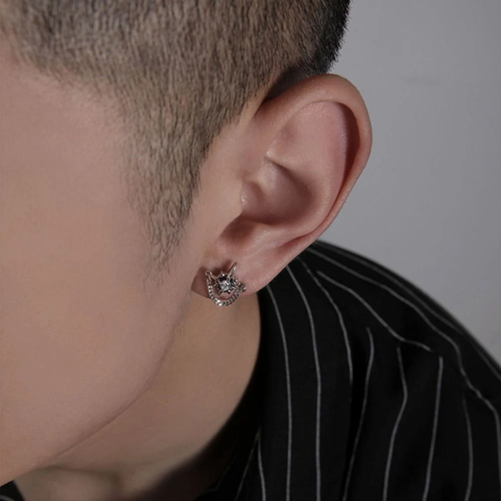 Cool male earrings deals
