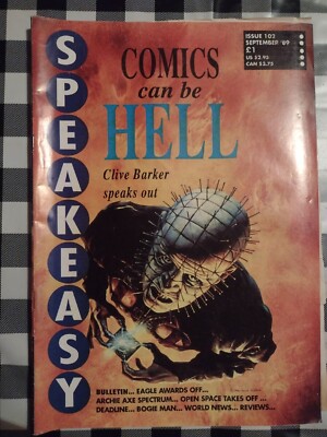 SPEAK EASY HELLRAISER ISSUE (RARE MAGAZINE ENGLISH HORROR MEMORABILIA)