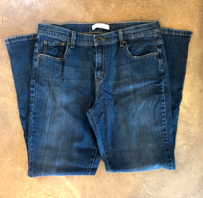 LEVI'S Womens Jeans Bootcut 512 Perfectly Slimming Size 12 M Denim 34 x 31