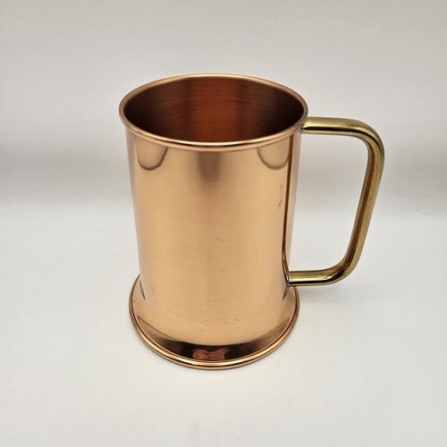 Copper Mule Cup Mug Tankard Brass Handle 5” Barware Drinkware
