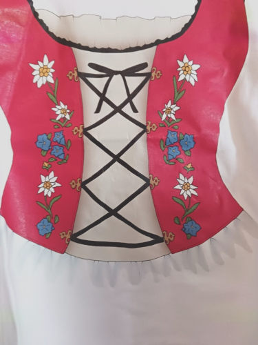 NEW! XL-44". Adult Printed T-Shirt. COTTON OKTOBERFEST. Cool printed Edelweiss - Picture 3 of 8