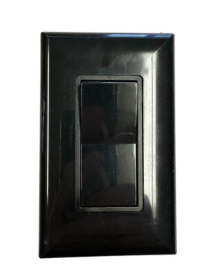 #ad Pass amp; Seymour Mobile Home RV Black Self Contained Rocker Switch w Snap On Plate $13.95