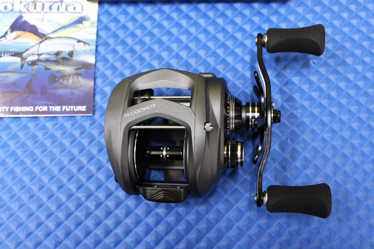 Okuma Komodo SS With Twin Paddle Handle Low Profile Baitcast Reel KDS-471