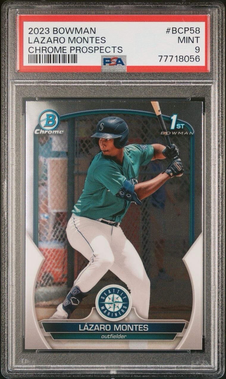 Lazaro Montes 2023 Bowman Mega Box #BCP-58 Chrome Prospects (1st