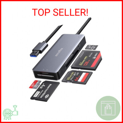 CF Card Reader,USB 3.0 to Compact Flash Memory Card Reader Adapter 5Gbps Read 5 
