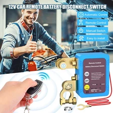 12V 240A Remote Battery Disconnect Switch Battery Kill Switch For Car RV ATV