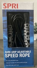 SPRI Sure Grip Textured Adjustable Speed Rope...