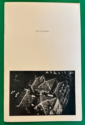 RARE Zoe Leonard 1991 San Francisco exhibition brochure essay by Jack Hanley