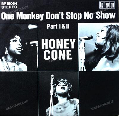 Honey Cone - One Monkey Don´t Stop No Show Part I & II 7in 1971 (VG+/VG+) '