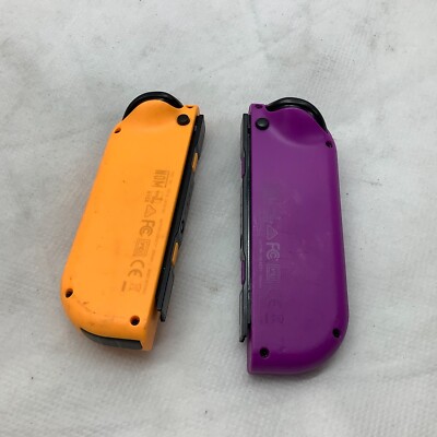Neon Purple Neon Orange Joy-Con Controller For Nintendo Switch # 166