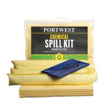 Portwest SM90 20 Litre Chemical Spill Kit | Compact & Portable | BS Certified
