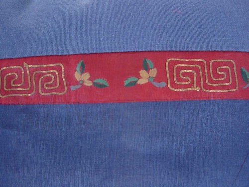 deepblue Square Linen Cotton blends with Organza Style Cushion Cover Pillowcase - Picture 4 of 5