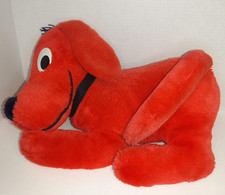 Vintage Eden Toys Clifford The Big Red Dog Large Plush Stuffed w/Collar 1987