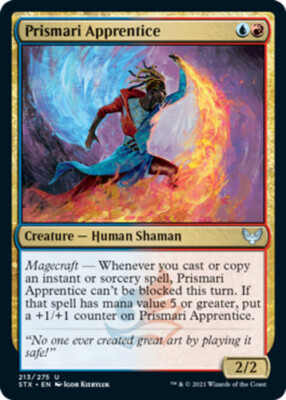 Prismari Apprentice - Foil x1 - Strixhaven: School of Mages - NM-Mint, English -