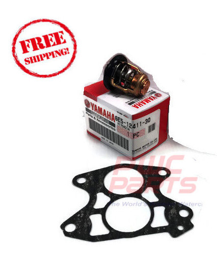 X AUTOHAUX 6E5-12411-00 Engine Coolant Thermostat Housing