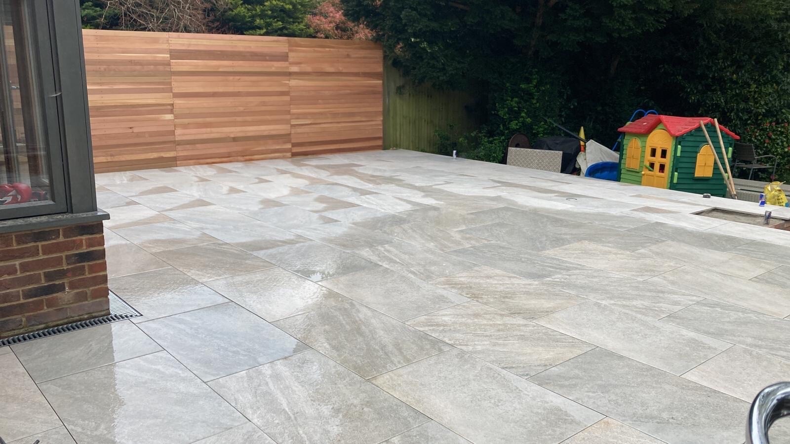 Onea Grey porcelain paving patio slabs tiles 600x900x20mm SPECIAL