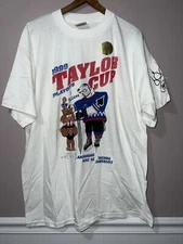 RARE VINTAGE 1999 ANCHORAGE ACES TAYLOR CUP PLAYOFF SHIRT WCHL HOCKEY MINORS