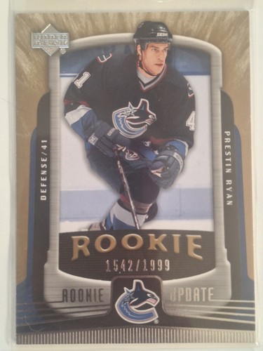Vancouver Canucks Various Jerseys, Rookies, Signed U Pick $.99 Cents and Up - Picture 70 of 83