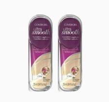 CoverGirl Ultra Smooth Foundation, 842 Medium Beige - 2 PACK