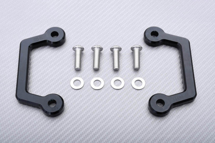 Platines fixations sangles noires BMW S1000RR 2019-2022 kit ancrage moto
