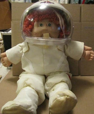 black astronaut cabbage patch doll