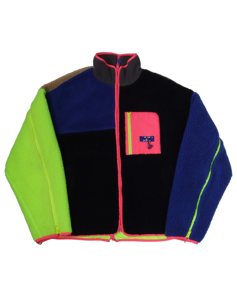 ADER error Multicolored Fleece Trance Jacket sz 3(L) | eBay