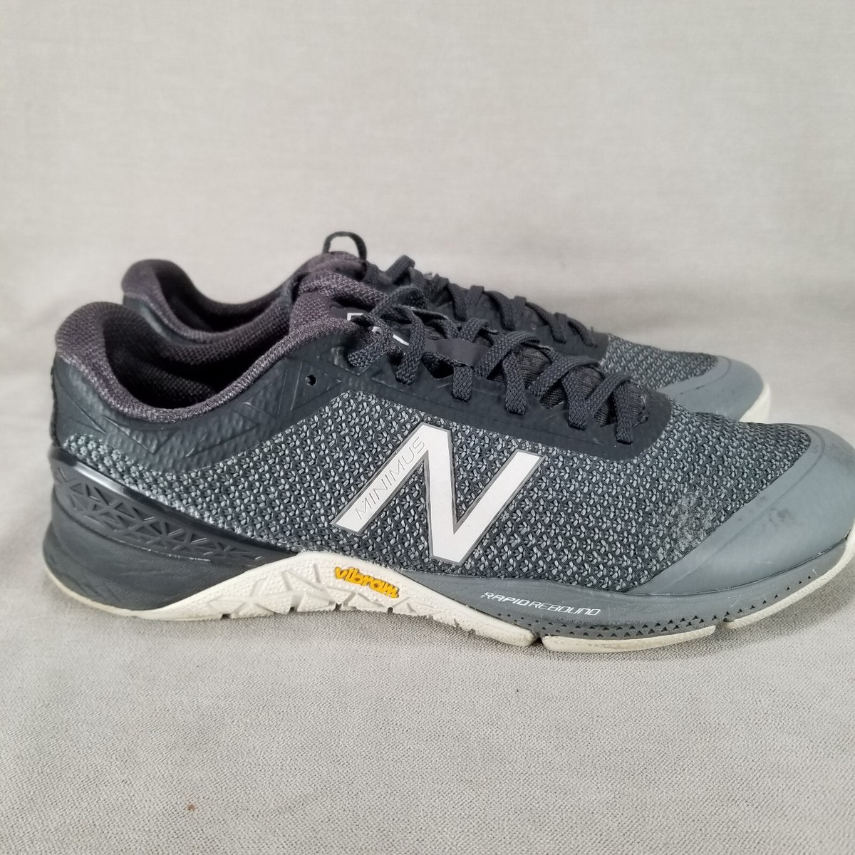 New Balance Minimus Training Shoes Mens Size 10 Black Crossfit Gym