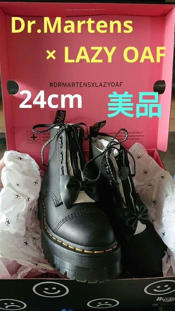 Women 7.0US Dr.Martens Lazy Oaf Sink Boots Limited Edition