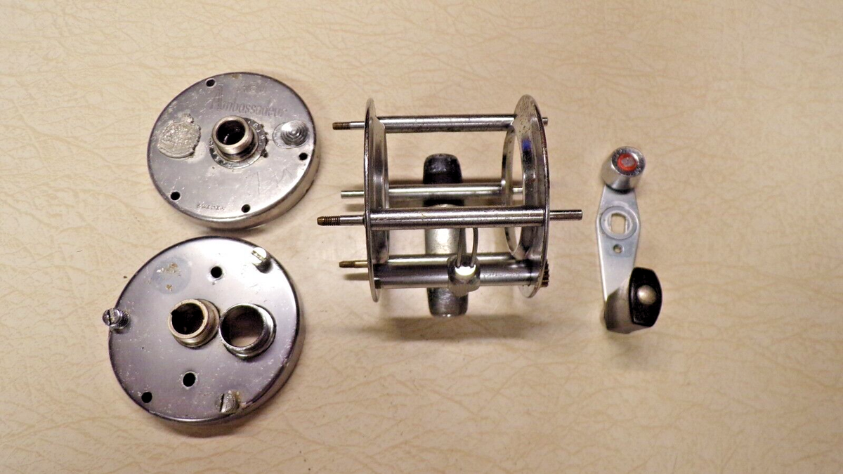 ABU GARCIA AMBASSADEUR FISHING REEL FRAME, SIDE PLATES & HANDLE - 6500-C -  LOOK | eBay