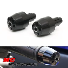 Black Billet Storm Bar Ends For Yamaha YZF R1 R6 2006 2007 2008 2009 2012
