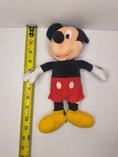 Disney Mickey Mouse Plush Toy Black Red Yellow