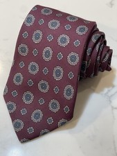 Vintage Oxford Shop Nashville Silk Tie Made in USA 58 x 3.5 Classic Traditional