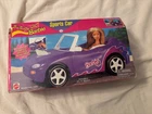 Rare Vintage Purple Butterfly Art Barbie Sports Car 1998 Mattel