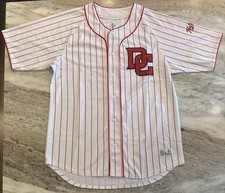 NWOT Dynasty Washington Nationals MLB Jersey Red Button-Up Baseball Men’s Large