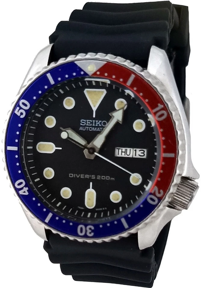 Vintage SEIKO PEPSI SKX007 Genuine "Sallow" dial, 7S26-0020 case & movt. - Image 4 of 4