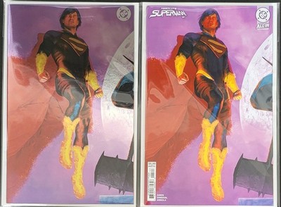 Absolute Superman #1, MARK SPEARS, Lot of 2 Standard Covers, NM or Better 