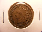 1863  Indian Cent,  Fine+ ,  C/N