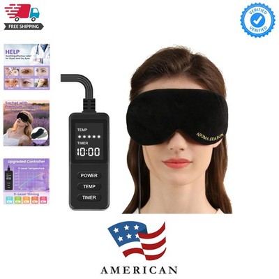 Heated Eye Mask, Warm Eye Compress for Dry Eyes MGD Stye Blephartitis Sinus M...