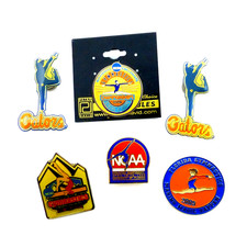 Large collection vintage University of Florida gators gymnastics pin lot