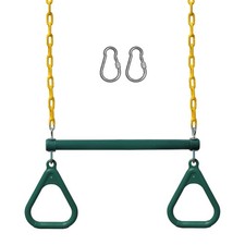 Jungle Gym Kingdom Swing Sets for Backyard, Monkey Bars Swingset Green