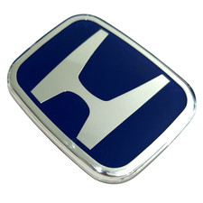 Honda Front Grille Emblem Badge Blue H Type R Logo Civic 2022 2023 2024 2025 Honda Front Grille Emblem Badge Blue H Type R Logo Civic 2022 2023 2024 2025