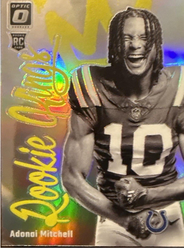 2024 Donruss Optic Adonai Mitchell Rookie Kings CASE HIT SSP Colts