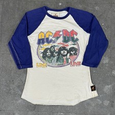 Trunk Ltd AC/DC A Moment In Time Limited Edition Vintage BaseBall Shirt Size 0