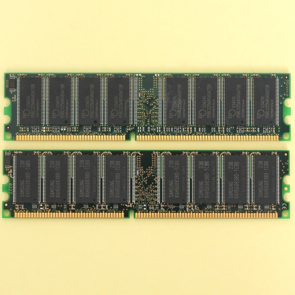 1GB DDR1 Kingston 2x 512MB DDR RAM DDR-400 PC3200 Desktop 184Pin Memory *TESTED* - Image 2 of 2