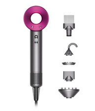 Dyson Supersonic Hair Dryer Pink Gray w/ Five Styling Attachments
