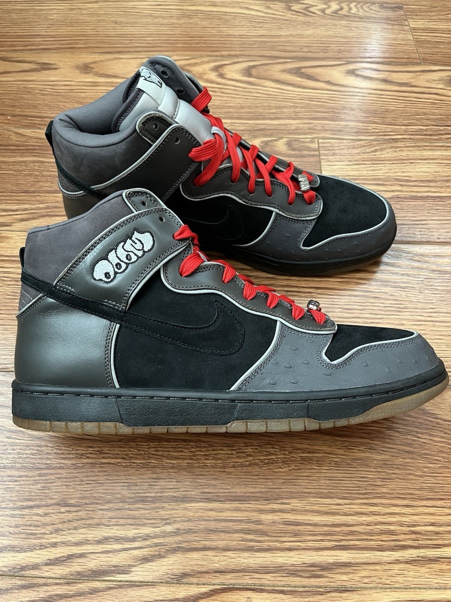 NIKE ナイキ DUNK HIGH PREMIUM SB MF Doom 313171-004 ダンク ハイ プレミアム エスビー メタル・フェイスドゥーム ハイカットスニーカー US9 ブラック DEADSTOCK Nike Dunk High Premium SB MF Doom 313171 004 size 13 | eBay