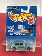 HOT WHEELS 1996 Fat Fendered '40 #607 W/PROTECTOR Case