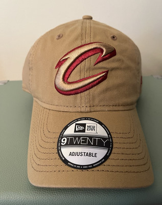 New Era 9TWENTY Cleveland Cavaliers NBA Adjustable Cap Hat Beige One Size