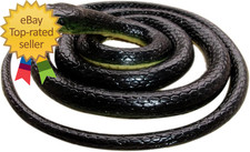 New for the Realistic Rubber Black Snake 52 Inch Long Scare and desighn
